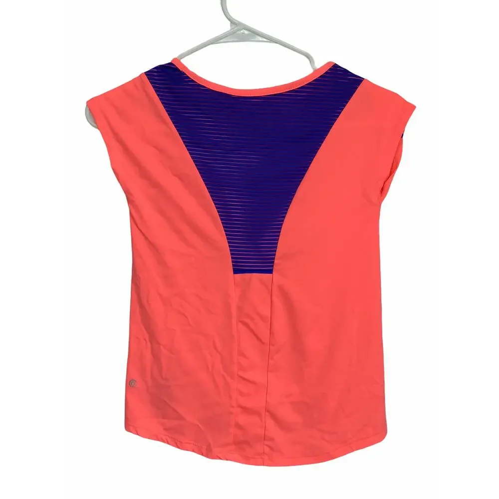 Champion Coral Purple Muscle Tee Medium 7/8